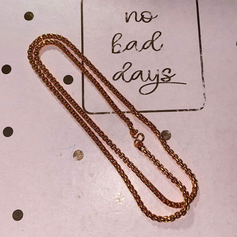 Yellow Gold Toned #1 Necklace